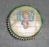 CUPCAKE - MENINO DORMINDO - (50 UNID)