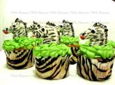 CUPCAKE ZEBRA - (50 UNID)